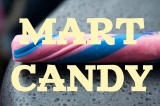 MARTCANDY реклама на конфетах Логотип MARTCANDY реклама на конфетах