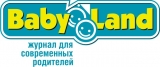 Логотип журнал для современных родителей "Baby-Land" журнал для современных родителей
