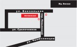 Брандмауэрные панно. Вид с ул. Челюскинцев